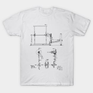 Mower Vintage Patent Hand Drawing T-Shirt